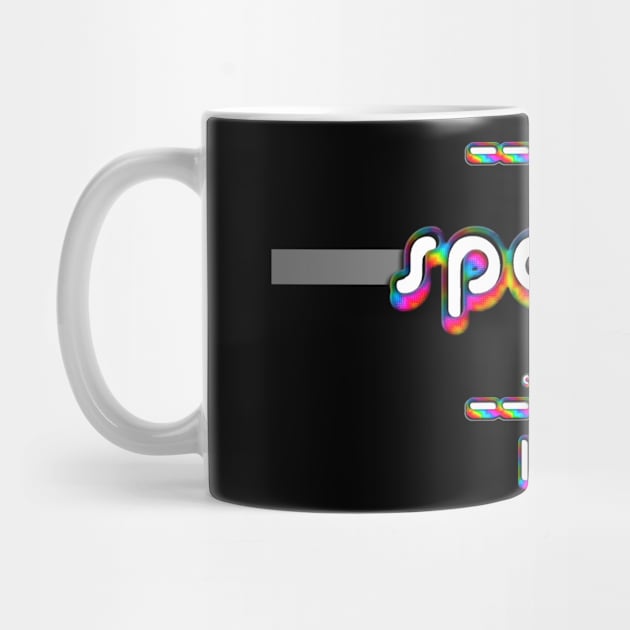 Spaced 1970 ColorGroove Retro-Rainbow-Tube nostalgia (wf) by Blackout Design